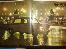 # ADVERTISING PUBBLICITA'  FIAT  1500 - 1600 - GT GHIA - 1964 ALTRE DISPONIBILI 