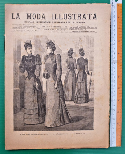 Moda illustrata giornale - la,