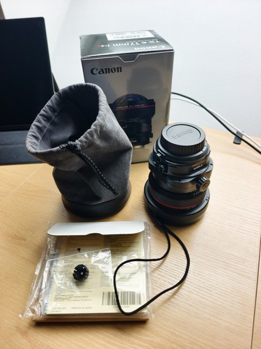 Canon 17mm f4l - ts-e, obiettivo