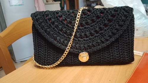 Borsa uncinetto fatta mano - borsa, a