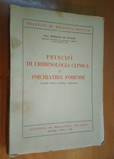B. DI TULLIO-PRINCIPI DI CRIMINOLOGIA CLINICA E PSICHIATRIA FORENSE-ROMA, 1960