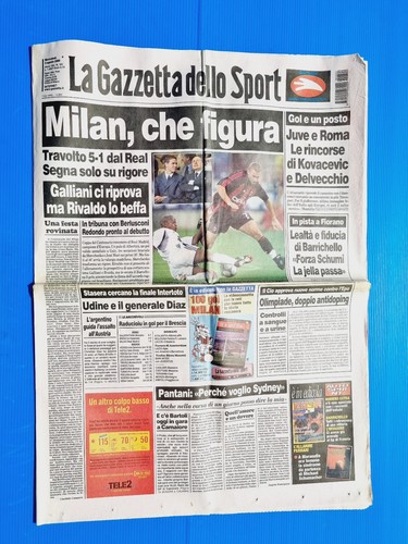 Gazzetta dello sport agosto - sport,