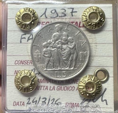 Regno italia 5 lire - regno,