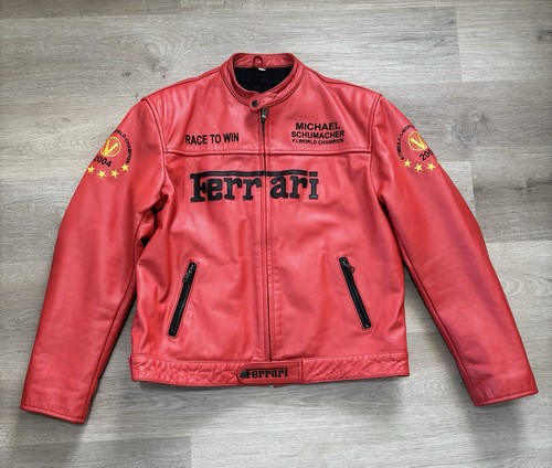 Giacca pelle ferrari - di,