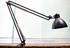 lampada NASKA LORIS originale colore nero - a morsetto usata vintage