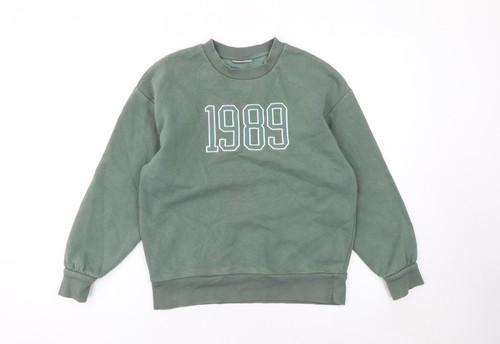 Felpa zara bambina verde - bambina,