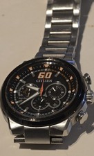 Citizen OF Crono Acciaio CA4134-55E Eco Drive, cronografo lettura 24h