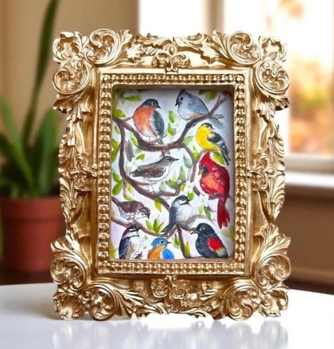 Backyard birds mini - "backyard, stampa