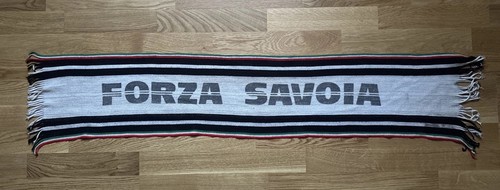 Sciarpa forza savoia - savoia, calcio
