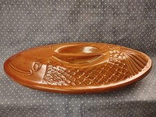 Pesciera in terracotta, anni 70/80 casseruola di notevoli dimensioni
