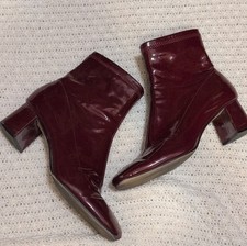 ZARA Stivaletto donna bordeaux