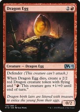 Dragon Egg 2x FOIL M19 MTG Set