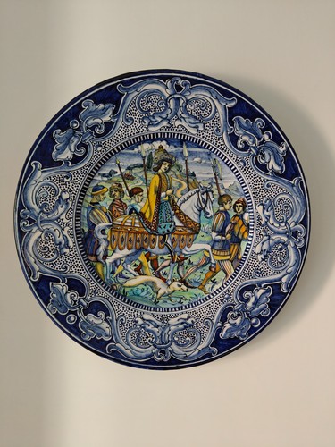 Grande piatto ceramica di - di,