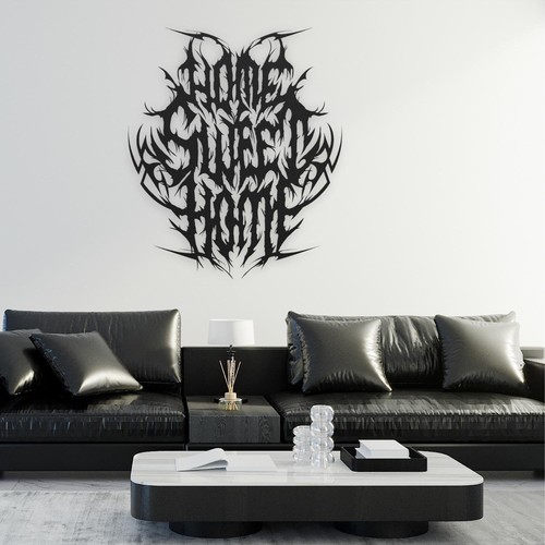 Insegna artistica parete - da,