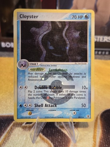 Carta pokemon cloyster reverse - carta,