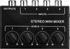 Mixer audio stereo 4 canali