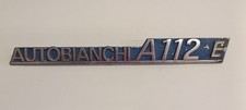 AUTOBIANCHI A112 E SCRITTA