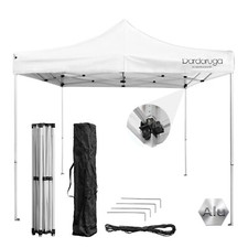 Gazebo Top 3x3m Pieghevole A Fisarmonica, Per Eventi All'aperto E Mercati