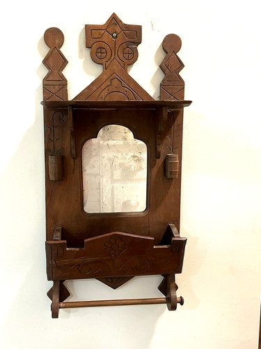Antique walnut shaving - antique,