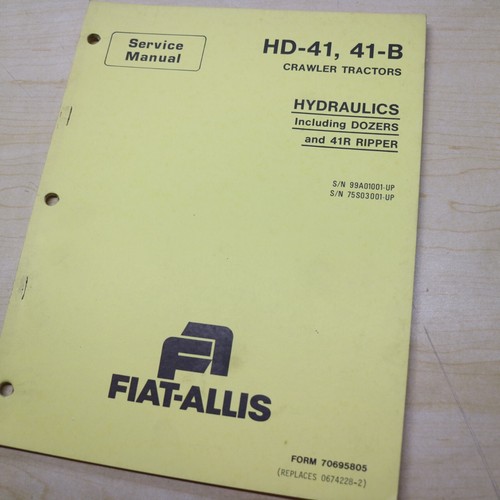 Fiat allis b cingolato - allis, hd-41-b