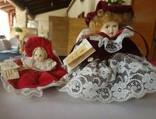 2 Bambole In Porcellana