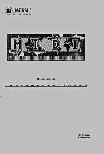 Implementazioni wersi midi - implementazioni,