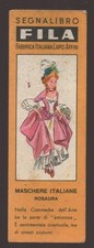 SEGNALIBRO FILA - Maschere