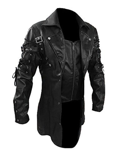 Cappotto uomo ecopelle - pu,