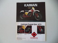 advertising Pubblicità 1979 MOTO CIMATTI KAIMAN SUPER 6M X21 50