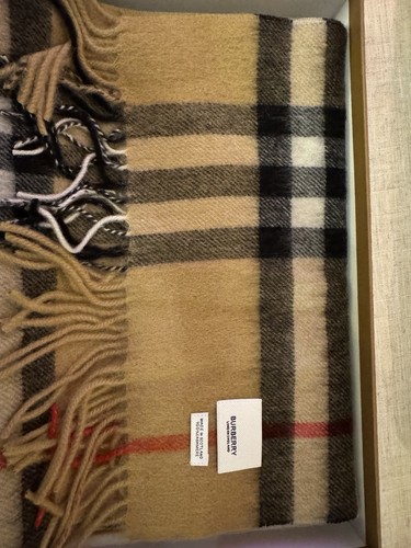écharpe burberry beige - burberry,