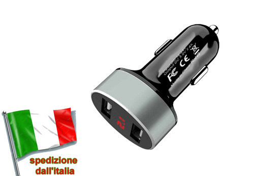 Caricabatteria per auto usb - caricabatteria,