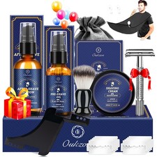 Kit Barba per Uomo Set Regalo Cura Della Barba Completo Professionale per Lui