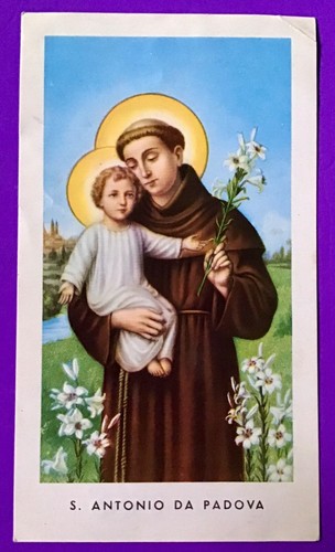 Santino holy card - holy, antonio
