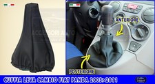 Cuffia cambio Panda Metano Fiat Panda 2003 > 2012 cuffie simil pelle grigio gpl