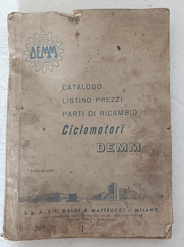 Demm moto milano catalogo - moto,