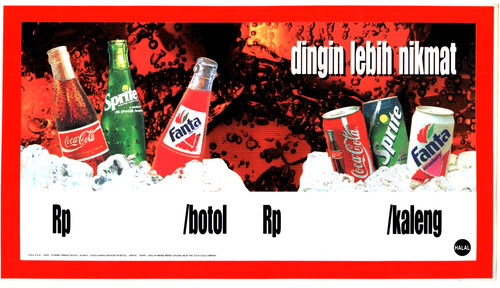 Coca cola adesivo grandi - adesivo,