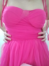abito fucsia cerimonia taglia
