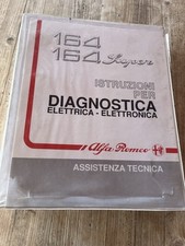 Manuale Officina Diagnosi Elettrica Alfa Romeo 164 Stand 1998 - 1990