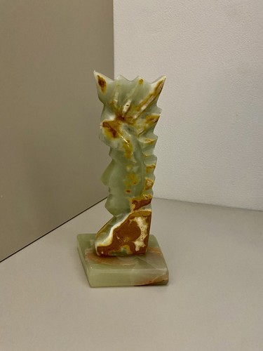 Scultura onice verde - scultura,