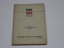 FIAT NUOVA 500 TIPO 110 CATALOGO PARTI DI RICAMBIO 1958