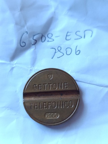 Gettone telefonico italia 7906 - gettone,