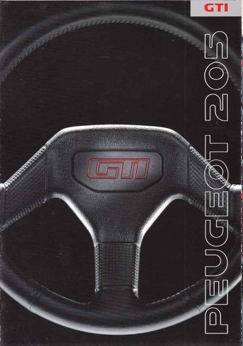 Catalogue brochure peugeot 205 - peugeot,