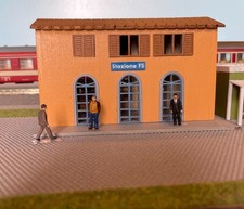 Stazione H0 1:87 per diorama e