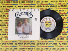 LP 45 7"CARPENTERS Solitaire Love me for wait i am 1975 usa A&M 1724  (QSC4)