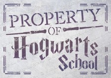Hogwarts Property STENCIL 4