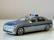 Modellino auto polizia BMW 750