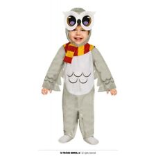 COSTUME GUFO CARNEVALE VESTITO UNISEX NEONATO GUFETTO BAMBINO BAMBINA ABITO