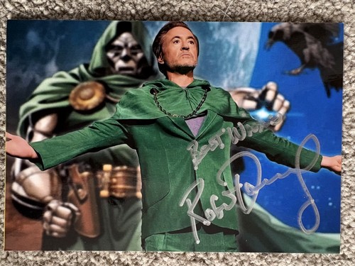Signed photo robert downey - photo,