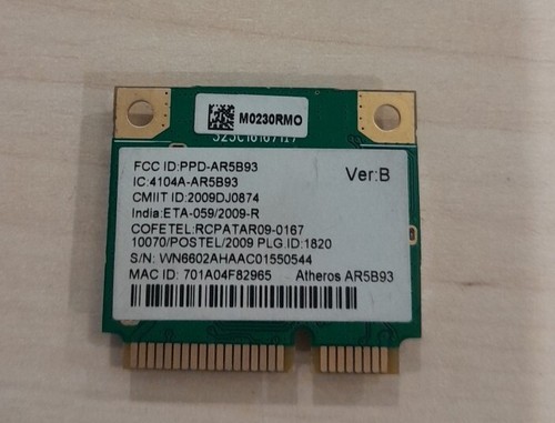 Scheda wireless atheros - scheda, ar5b93