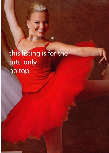 Gonna ballo rossa tutu - da,